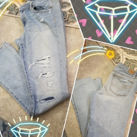 American Eagle Outfitters Denim - American Eagle Jeans light wash sz 10 XL